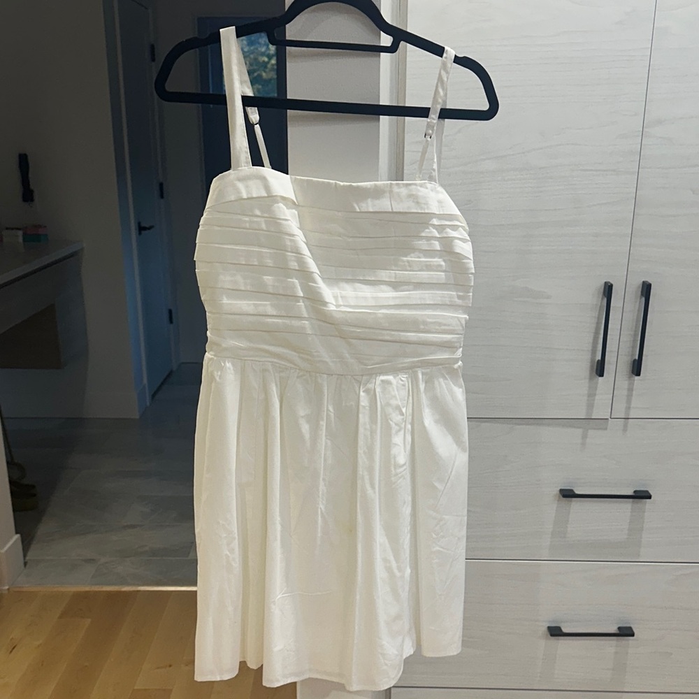 Abercrombie & Fitch Strapless White Dress